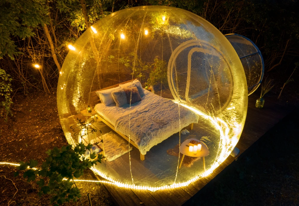 winter bubble tent